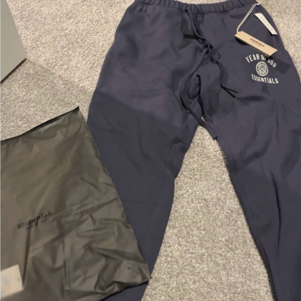 Fear of God Essentials Navy Sweatpants